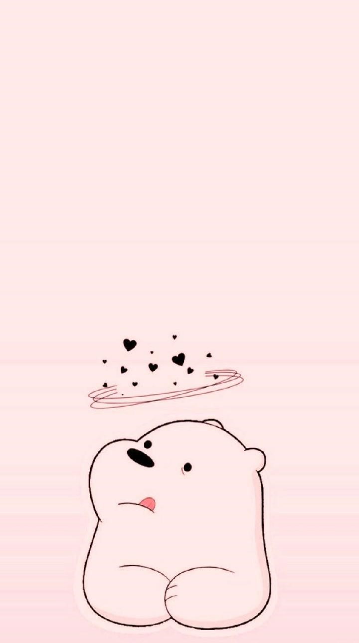 Hình nền điện thoại gấu trắng siêu cute  We bare bears wallpapers Bear  wallpaper Bare bears