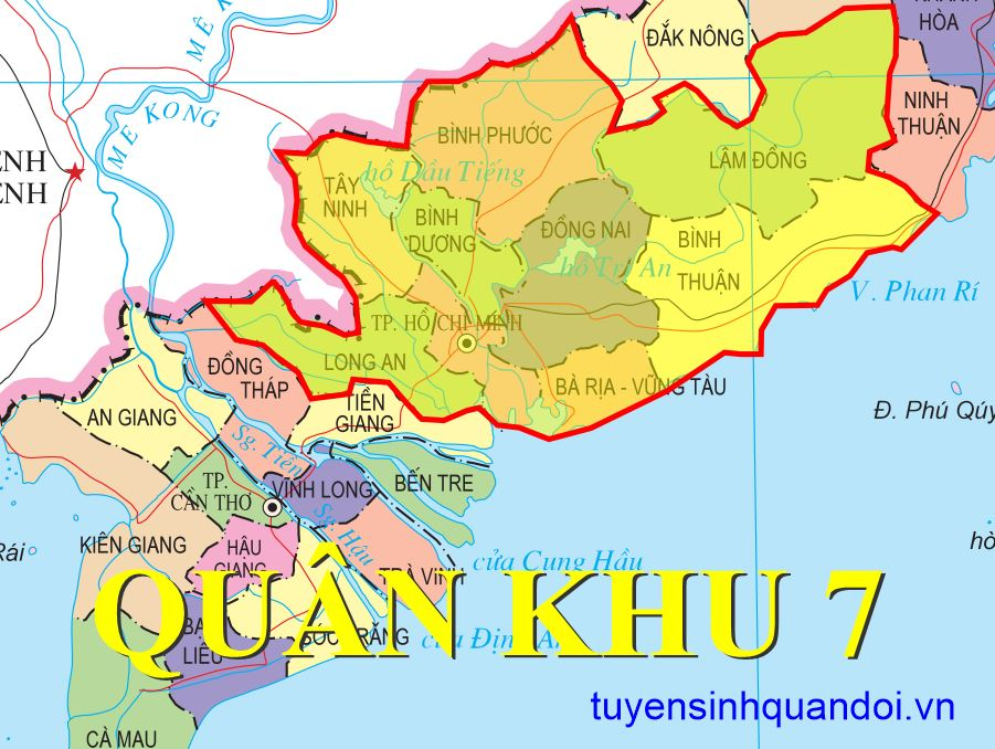 việt nam có mấy quân khu