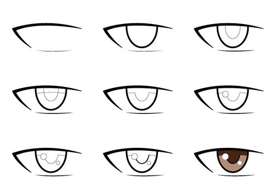 Cách Vẽ Mắt Anime Nhân Vật Nam Đơn Giản Nhất
