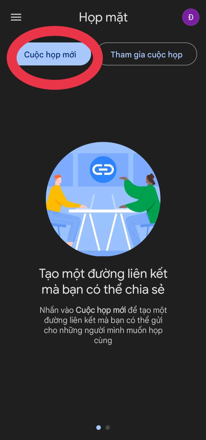 cách tạo đường Link cố định trong Google Meet