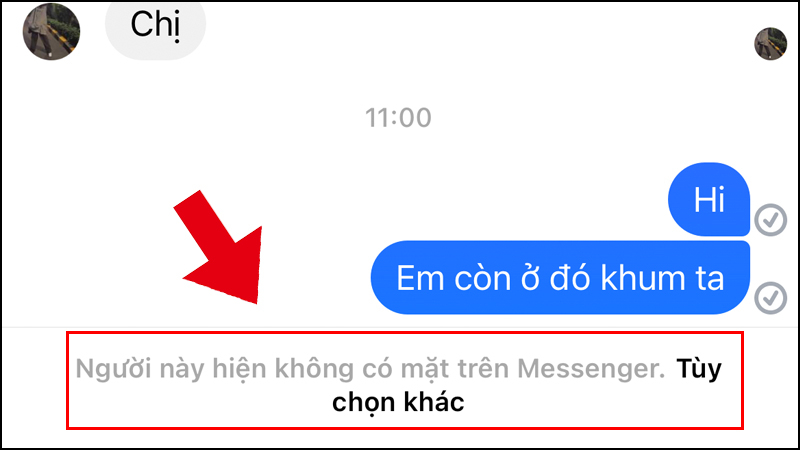 cách nhắn tin trên facebook khi bị chặn