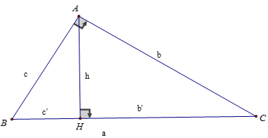 hệ thức lượng trong tam giác vuông