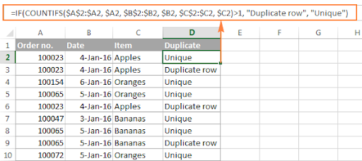 cách bỏ lọc trùng trong excel