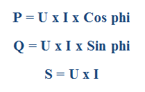 công thức tính công suất tiêu thụ