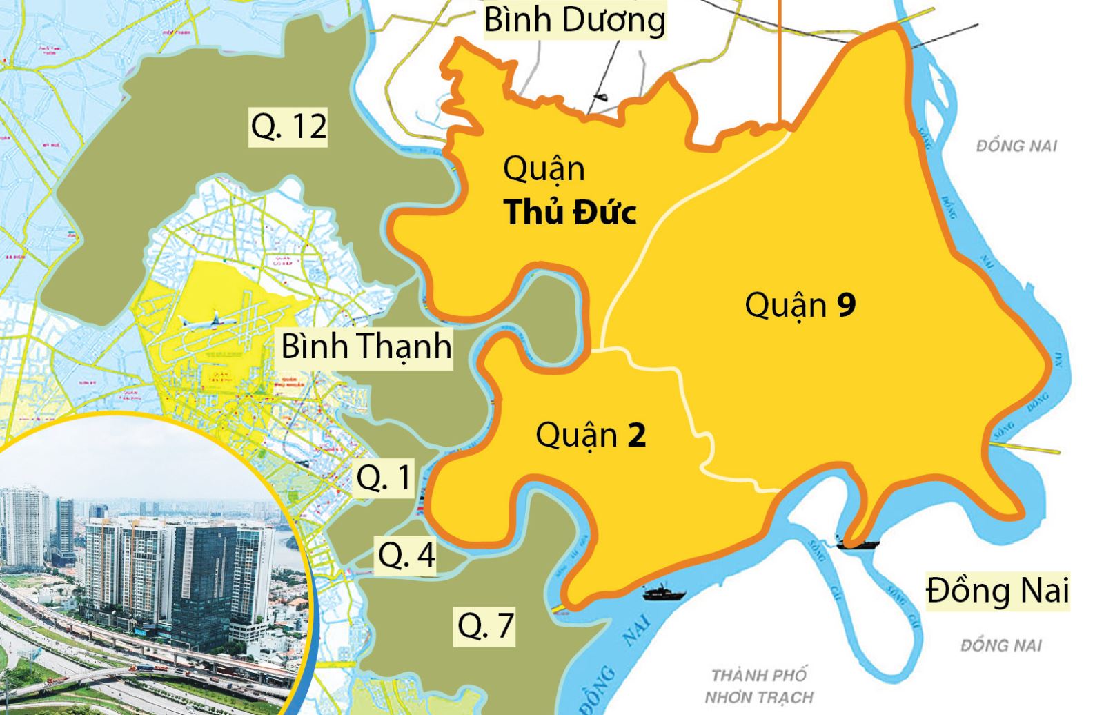 các quận ở thành phố hồ chí minh