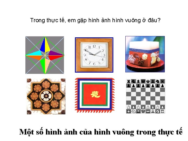 diện tích hình vuông