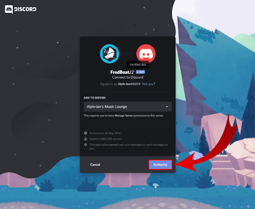 cách tạo bot nghe nhạc trong discord