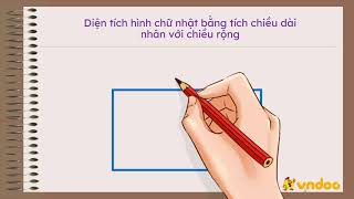 diện tích hình chữ nhật