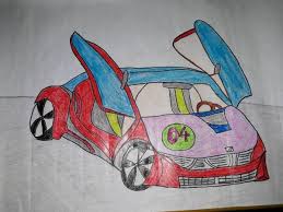 vẽ ô tô mơ ước