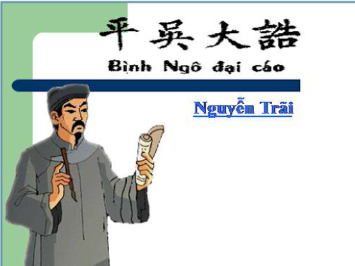 soạn bài đại cáo bình ngô