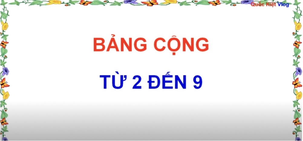 bảng cộng trừ lớp 1