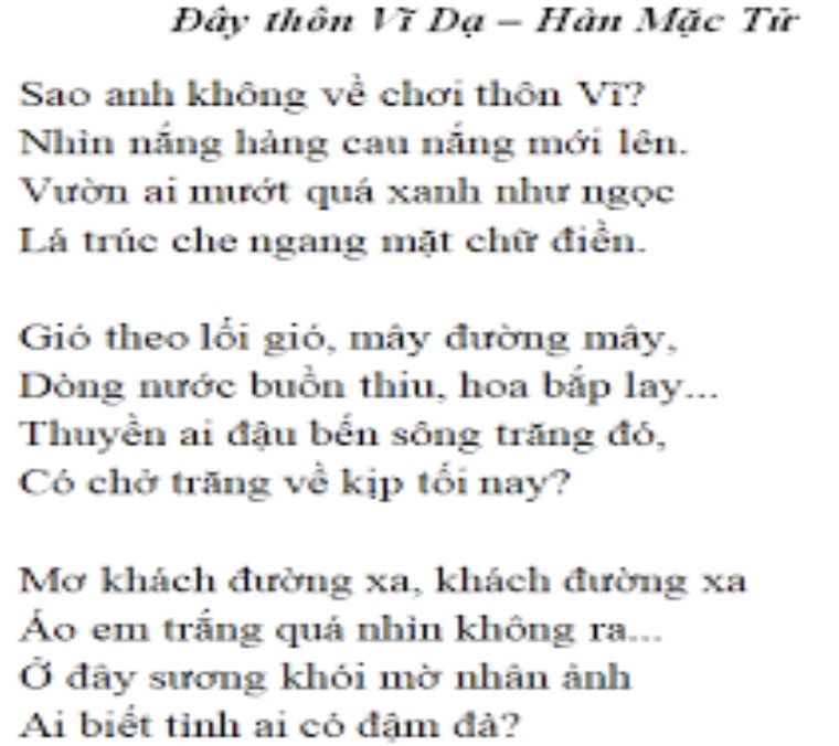 giáo án đây thôn vĩ dạ