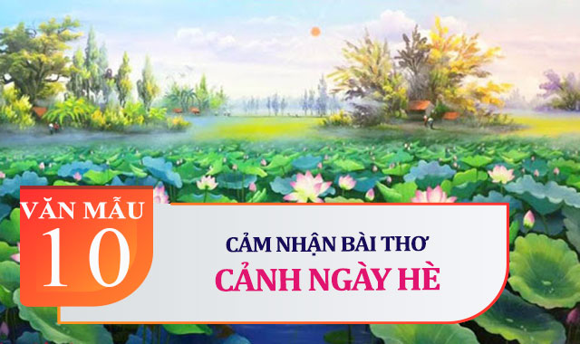 cảm nhận của em về bài thơ cảnh ngày hè