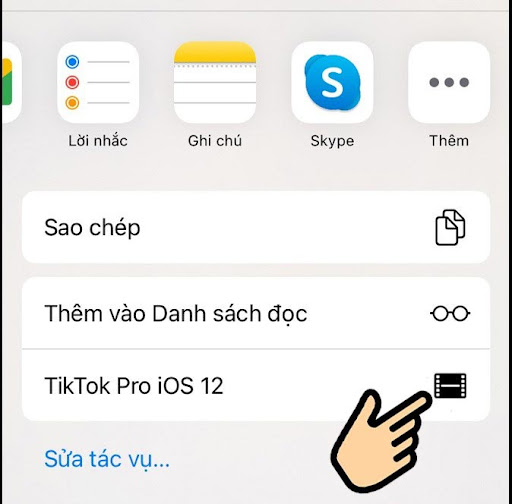 lưu video tiktok