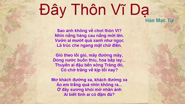 soạn bài đây thôn vĩ dạ