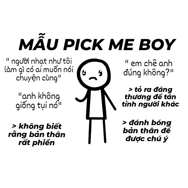 Pickme boy là gì