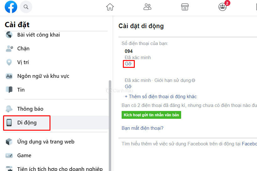 cách xóa tài khoản Facebook 