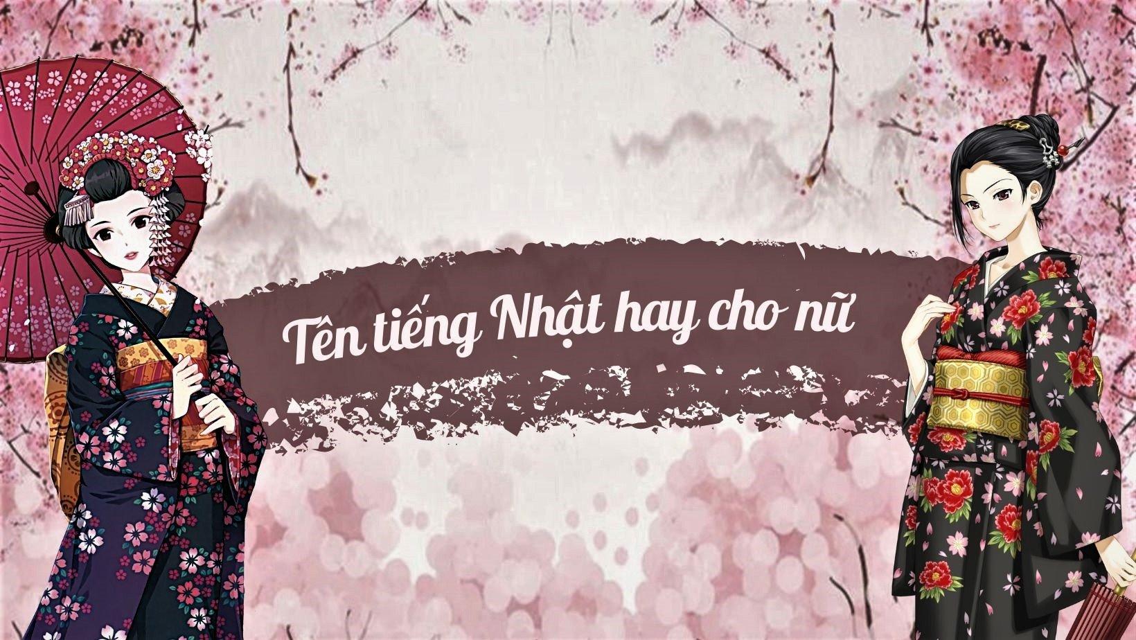 tên tiếng nhật hay cho nữ