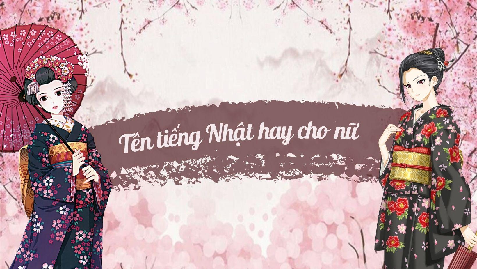 họ và tên tiếng nhật hay cho nữ