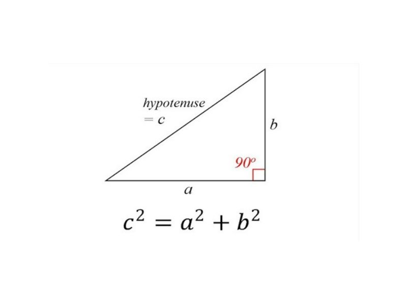 cách tính cạnh huyền tam giác vuông bằng định lý Pytago