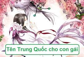 Tên tiếng Trung hay cho nữ