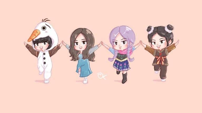 Tổng hợp 100 hình chibi các thành viên Blackpink cute cho Blink