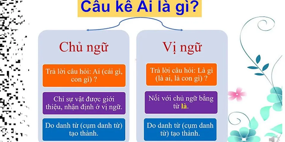 Chủ ngữ là gì