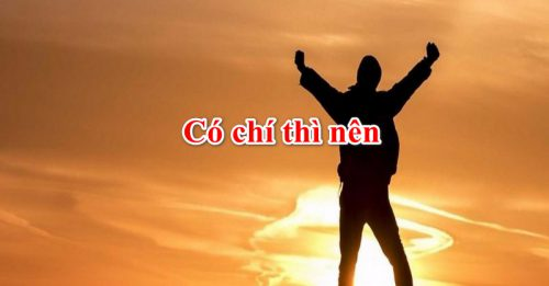 chứng minh câu tục ngữ có chí thì nên