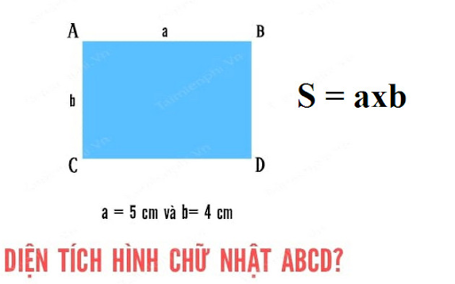 cách tính diện tích hình tứ giác