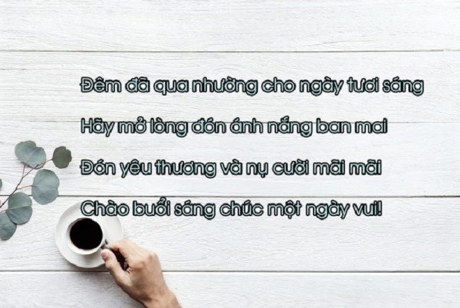 chúc buổi sáng