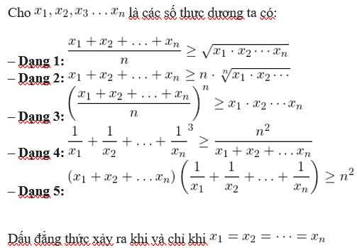 Bất đẳng thức Cosi rất có thể không ngừng mở rộng cho những mặt hàng số ko âm đem số thành phần vô hạn không?
