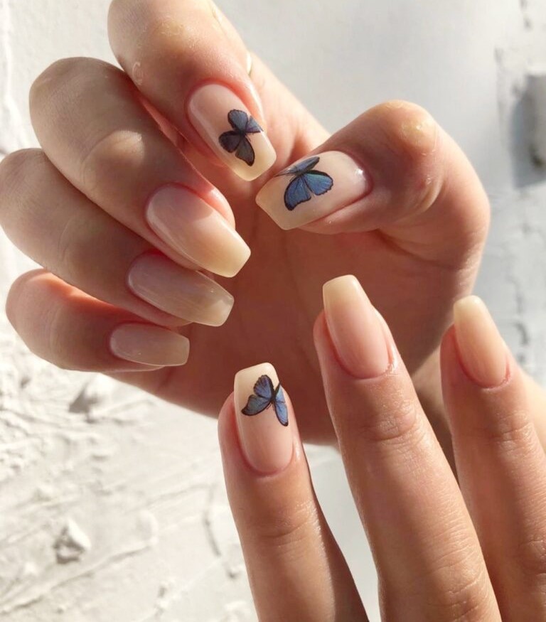 mẫu nail đơn giản sang trọng