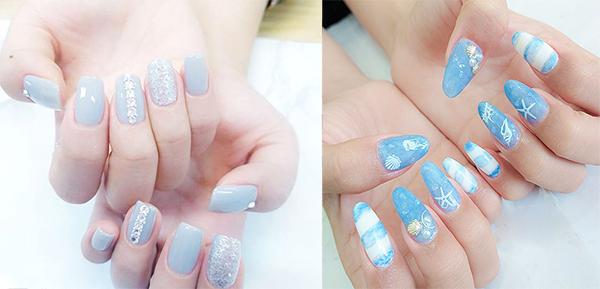 mẫu nail đơn giản sang trọng