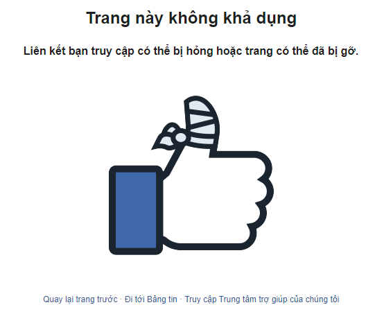 tài khoản facebook bị vô hiệu hóa