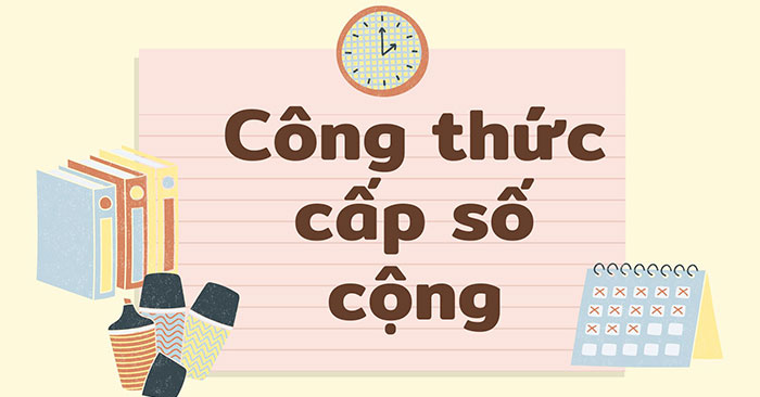 công thức cấp số cộng