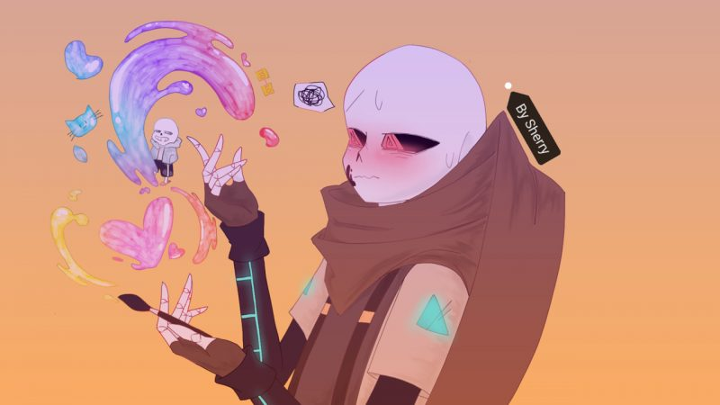 Cute Sans Ink Sans HD phone wallpaper  Pxfuel