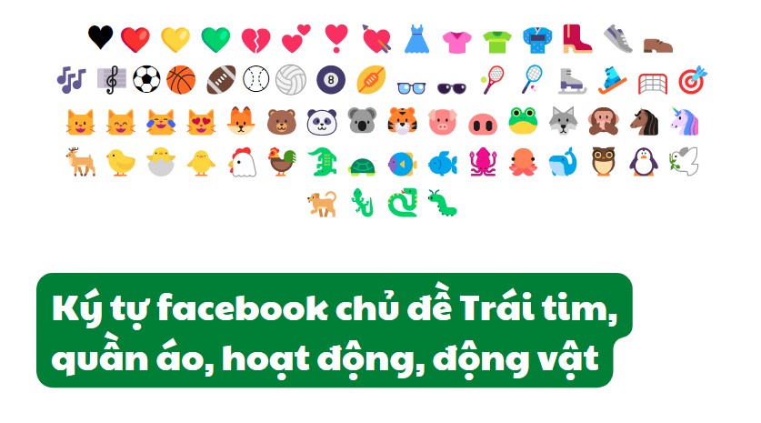 ký tự facebook