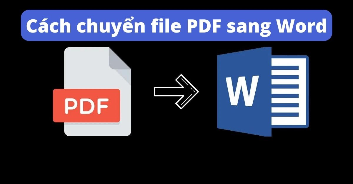 chuyển pdf sang word không lỗi font