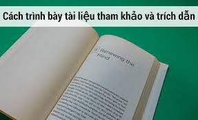 cách trích dẫn tài liệu tham khảo